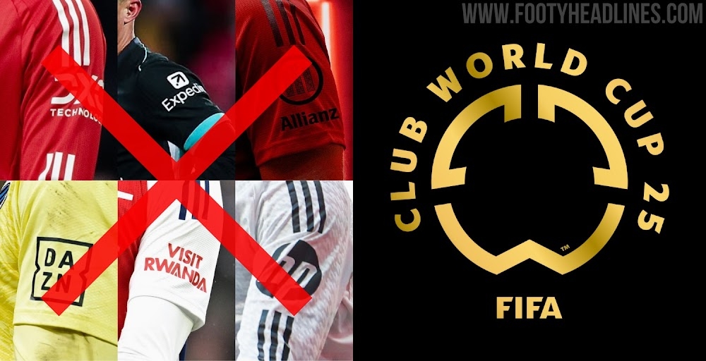 FIFA不允许世俱杯球队有袖标赞助，，，需贴上世俱杯徽标