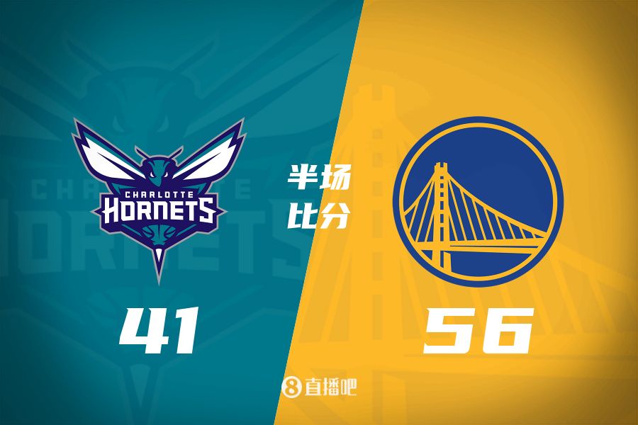 半场-库里8分5助 小佩顿猖獗空切11分 勇士领先黄蜂15分